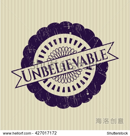 Unbelievable rubber seal with grunge texture