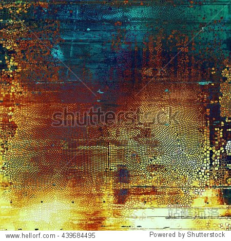 old grunge vintage background or shabby texture with different