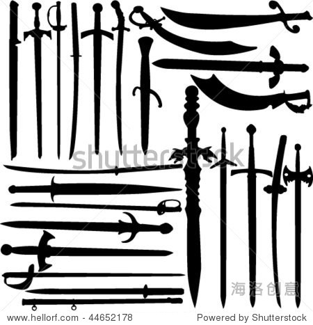 swords collection vector - 图片素材 - 站酷海洛plu