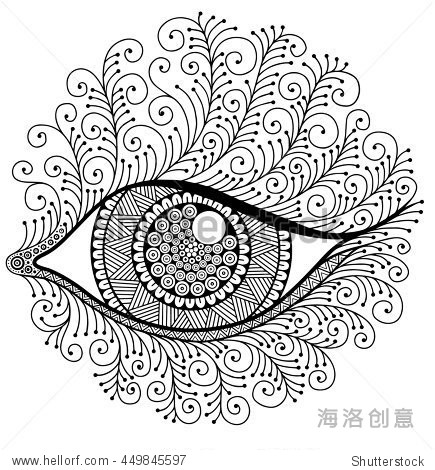 decorative image to the print.