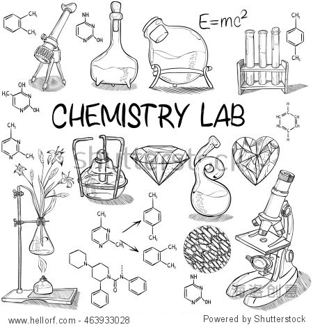 化学封面设计手绘图片