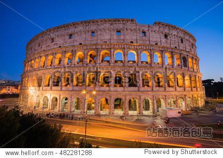 of colosseum is an oval in the centre of the city of rome, italy