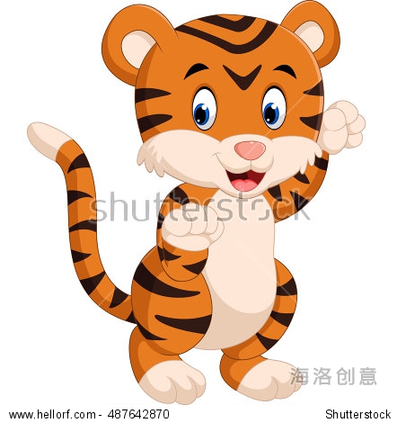 cute tiger cartoon - 站酷海洛正版图片, 视频, 音乐素材交易平台