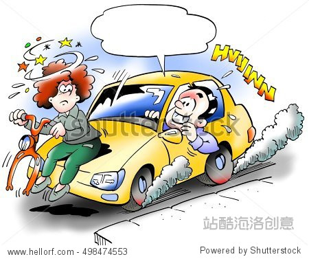 confused lady on the hood of the car - 站酷海洛正版图片, 视频