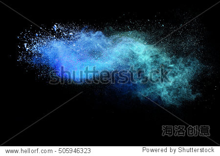 abstract powder splatted background,freeze motion of color