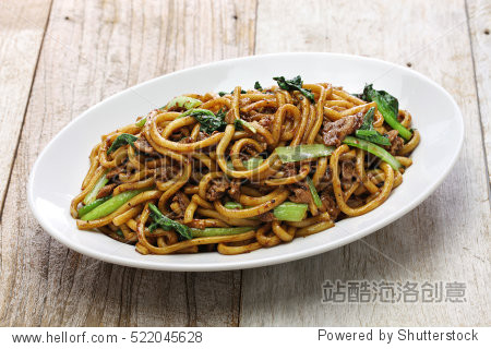 shanghai fried noodle, shanghai chow mein, chinese food