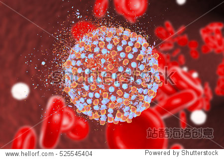 conceptual image for hepatitis c treatment - 站酷海洛正版图片