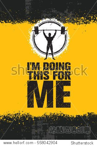 inspiring workout and fitness gym motivation quote.