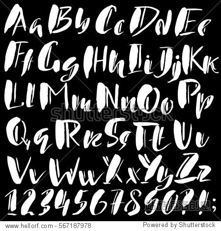 grunge style alphabet - 站酷海洛正版图片, 视频, 音乐素材交易