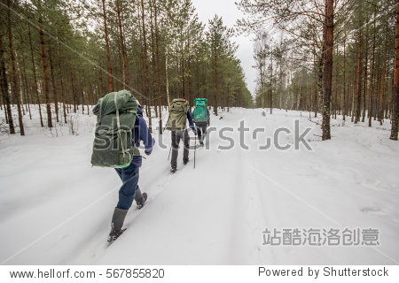 Winter hike in Lithuania