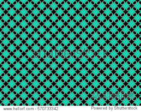 a hand drawing pattern made of green on a black background.