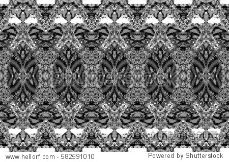black and white rectangle symmetrical horizontal pattern for