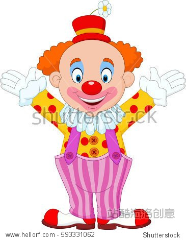 cute clown cartoon - 图片素材 - 站酷海洛plus正版图片, 视频, 音乐