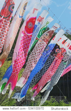 colorful carp streamers - 图片素材 - 站酷海洛plus正版图片, 视频