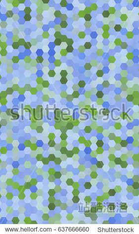 light blue, green polygonal illustration, which consist of