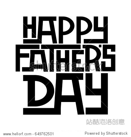 Happy Father S Day Text Design Calligraphy Typography Poster Usable As Background 站酷海洛正版图片 视频 音乐 字体素材交易平台 站酷旗下品牌