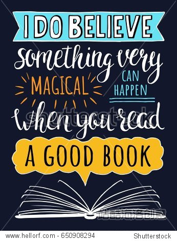 vector colorful poster about books.
