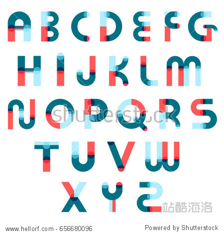 design font alphabet cartoon constructor collection