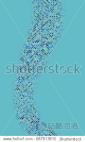 multicolor, rainbow red pattern of geometric circles, shapes