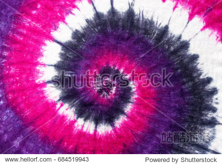 purple pink spiral tie dye pattern abstract background.