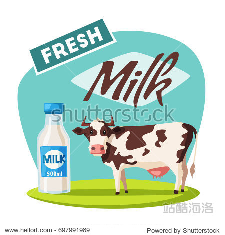 eco farm logo with cow.