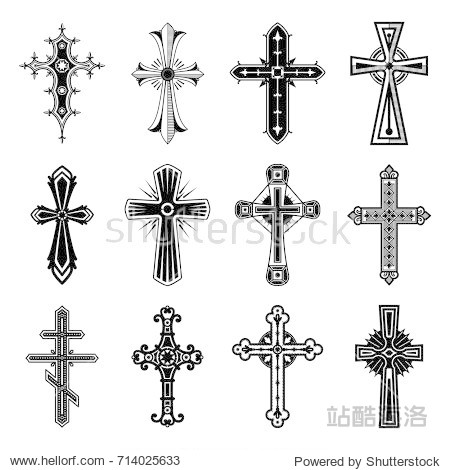 symbol of christian and catholic faith in god or jesus
