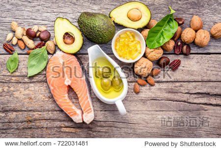 selection food sources of omega 3 and unsaturated fats.
