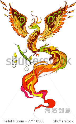 phoenix vector illustration - 站酷海洛正版图片, 视