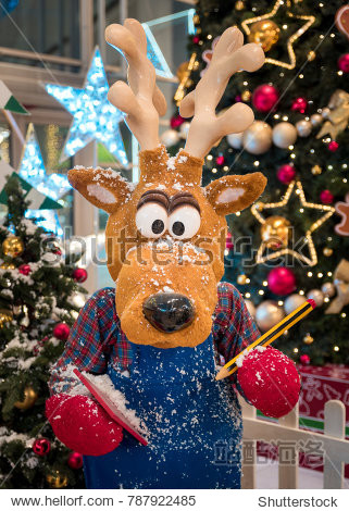 christmas deer.