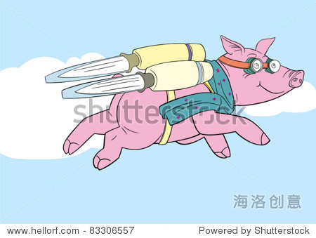 flying pig - 站酷海洛正版图片, 视频, 音乐素材交易平台