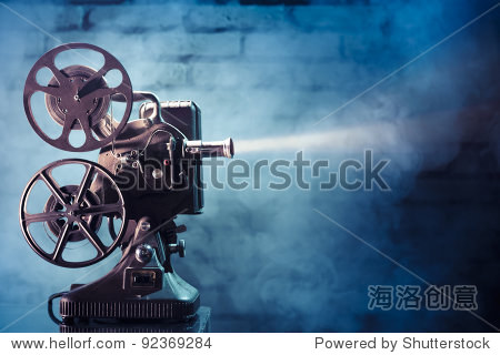 photo of an old movie projector - 站酷海洛