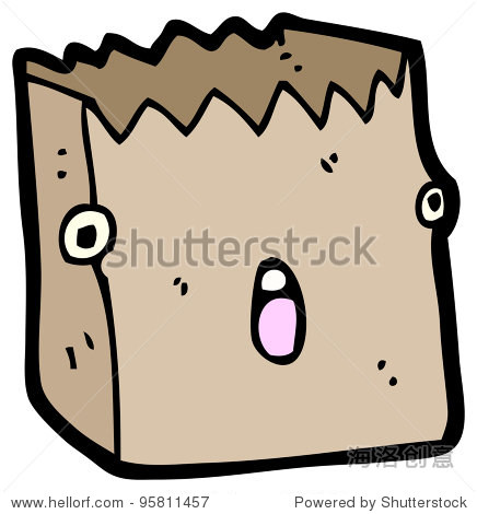 paper bag cartoon - 图片素材 - 站酷海洛plus正版