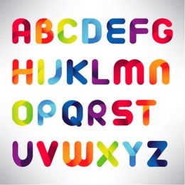 creative three dimensional alphabet set