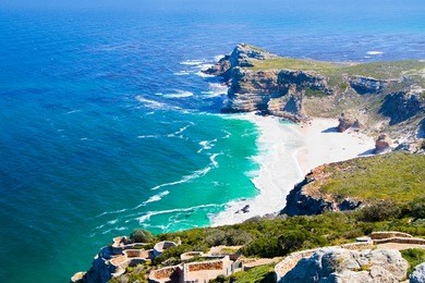 panorama of the cape of good hope south africa
