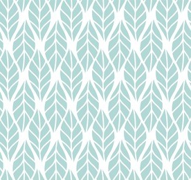 vector illustration of leaves seamless pattern. floral organic background. hand drawn leaf texture.