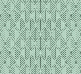 geometric leaves vector seamless pattern. abstract vector texture. leaf background.