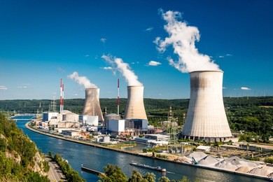 tihange nuclear power station in belgium
