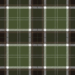 green scottish tartan plaid pattern