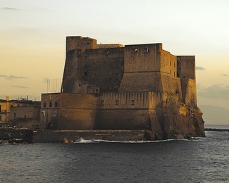 castel dell'ovo (in english, egg castle) is a seaside castle in naples