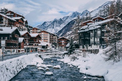 beautiful zermatt city