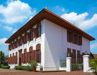 national archives building or known as gedung arsip nasional is a historical museum and also a popular wedding venue, located in gajah mada street, jakarta, java island, indonesia