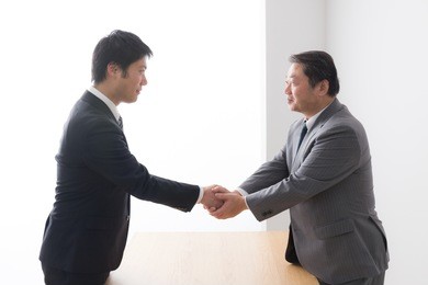 asian businessmen  in the office