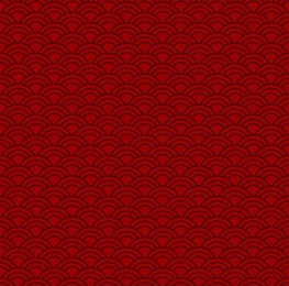 chinese traditional oriental ornament background with red black clouds pattern seamless
