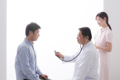 asian senior doctor