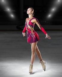 figure skater on ice