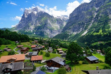 beautiful grindelwald bernese oberland swiss