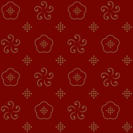 simple geometric pattern. vintage oriental golden ornament. seamless neutral background. decorative dot square printing block. home textile, wallpaper, phone case, fabric cloth, paper all over design.