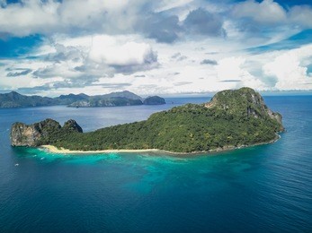 helicopter island in el nido, palawan philippines