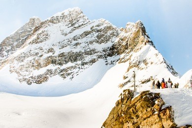 mount jungfrau top of europe, switzerland.