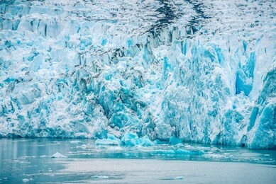 sawyer glacier in tracy arm alaska fjords near ketchikan alaska